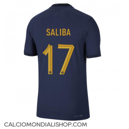 Maglie da calcio Francia William Saliba #17 Prima Maglia Mondiali 2022 Manica Corta